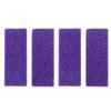 4pcs Foot Pumice Stone Professional Double Sided Hard Skin Remover Scrubber Pedicure Exfoliator Tool for Cracked Heels Foot Care Purple Pedicure Tools view 1