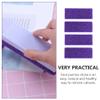 4pcs Foot Pumice Stone Professional Double Sided Hard Skin Remover Scrubber Pedicure Exfoliator Tool for Cracked Heels Foot Care Purple Pedicure Tools view 3