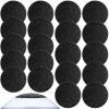 20 Pieces Regular Coarse Replacement Pads for Portable Electric Foot Grinder Foot File Refills Vacuum Adsorption Electric Callus Remover Hard Skin Grind Head for Cracked Heels Dead Skin (Black) view 1
