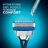 Wilkinson Hydro 5 Skin Protection Razor, 13 Blade Refills, Enriched Lubricating Band with Pro Vitamin B5, Multicolor (1 Count, Box) view 4