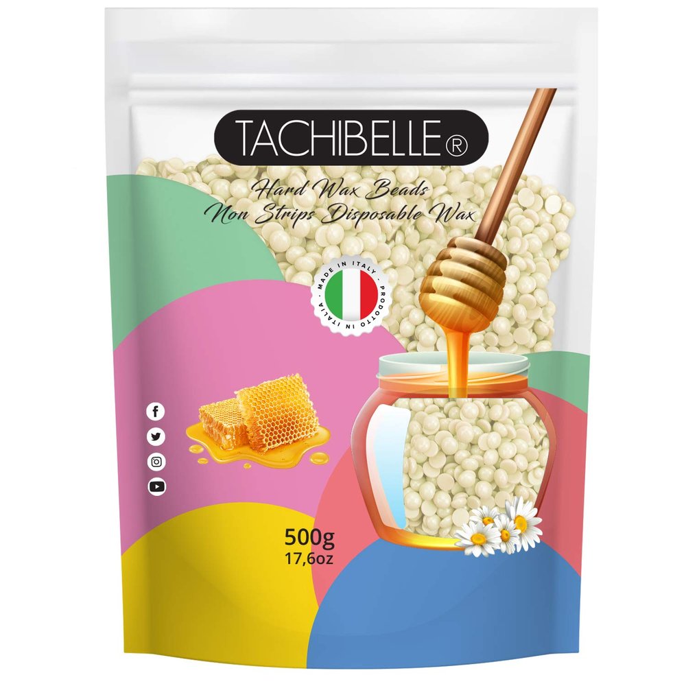 Easy to Use Hard Wax Beans,Hair Removal Full Body Brazilian Bikini Beads Waxing for Sensitive Skin Face Bikini Legs Eyebrow Passionfruit 500g/1.1 lb Made In Italy (Coconut)