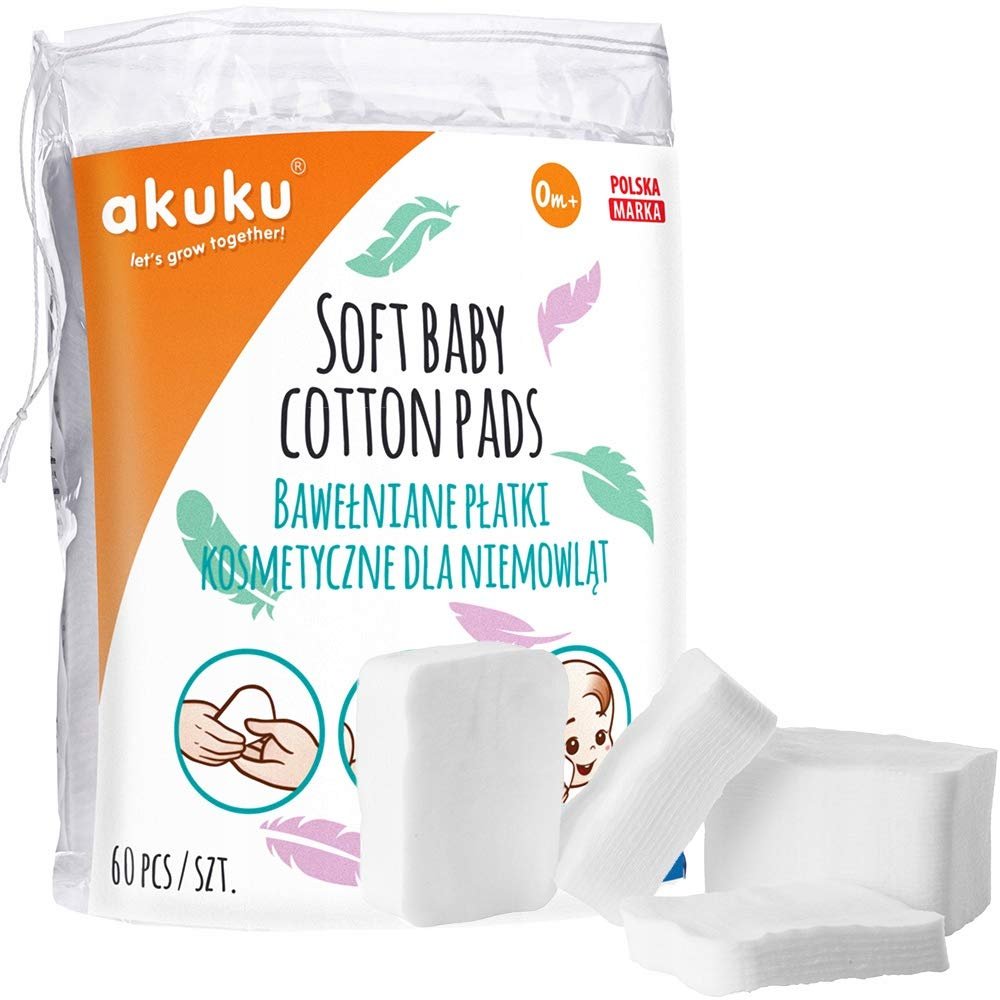 AKUKU BABY COSMETIC FLAKES 100% COTTON 60