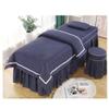 cozy heart 4pcs Beauty Salon Bedding Set Thick Bed Linens Sheets Bedspread Fumigation Massage Spa Pillowcase Duvet Cover Sets (190x80cm, Blue) view 1