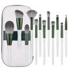 Beaupretty 12pcs Professional Cosmetic Brush Set with Soft Bristles Makeup Tools for Foundation Blush Eyeshadow and Contouring Includes for Easy Storage view 1