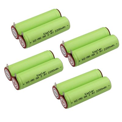 Kastar 4-Pack 2.4V 2200mAh Rechargeable Ni-MH Battery with Tabs Replacement for 138-10334 13810334 4822-138-10334, 138-10673 13810673 4822-138-10673, 138-10727 13810727 4822-138-10727