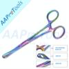 AAProTools 6" Mini Sponge Body Piercing Forceps Rainbow Color (Slotted) view 2