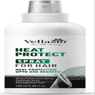 VELLASIO Classic Heat Protectant with Argan Oil & Grapeseed, Thermal Hair Protector for Straightening, Curling, Blow Drying