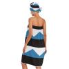Vnurnrn Estonia Flag Bath Wrap Spa Towel with Dry Hair Cap Adjustable Closure view 2