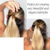 Camila Paris CP2192 French Extra Small Banana Clip Hair Comb for Fine Hair, Classic Banana Clips Hair for Thin Hair Ponytail Holder Interlocking Styling Clips for Women. Made in France view 2