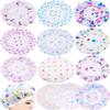 12 Pieces Reusable Waterproof Shower Caps,Durable Elastic Bathing Hair Cap,Beauty Salon Spa Shower Caps Lace Elastic Band Hair Bath Caps Shower Caps view 1