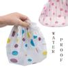 12 Pieces Reusable Waterproof Shower Caps,Durable Elastic Bathing Hair Cap,Beauty Salon Spa Shower Caps Lace Elastic Band Hair Bath Caps Shower Caps view 2