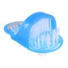 1PCS Magic Foot Scrubber Feet Cleaner,Dead Skin Exfoliator Brush for Use in Shower,Foot Massager Slipper with Pumice Stone and Suction Cups (Blue) view 4