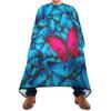 ALAZA Butterflies Abstract Waterproof Barber Cape for Men Women Beard Shaving Bib Apron Professional Hair Cutting Cloth, 65 x 55 inch view 2