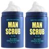 Body Prescriptions Mens Exfoliating Body Scrub  Ultimate Skin Cleansing Wash in Jar with Twist-Top Lid, For All Skin Types, 21 Ounce (Pack of 2), Tea Tree view 1