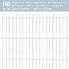 60 Pieces Plastic Wax Applicator Wands with Disposable Spatulas for Nose Hair Removal and Nostril Cleaning view 4