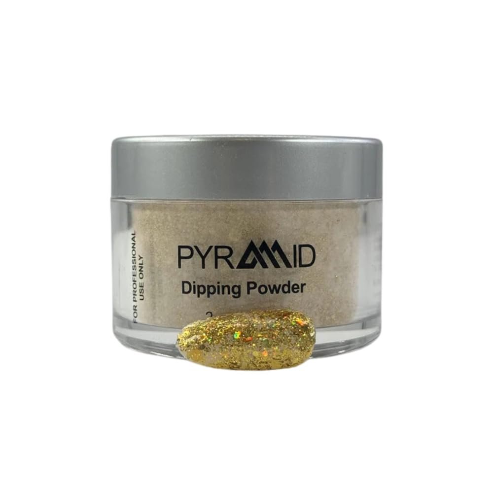 Pyramid - 100% Pure Nail Acrylic | Dipping Powder 56g | 2 fl Oz - (HOLO03)