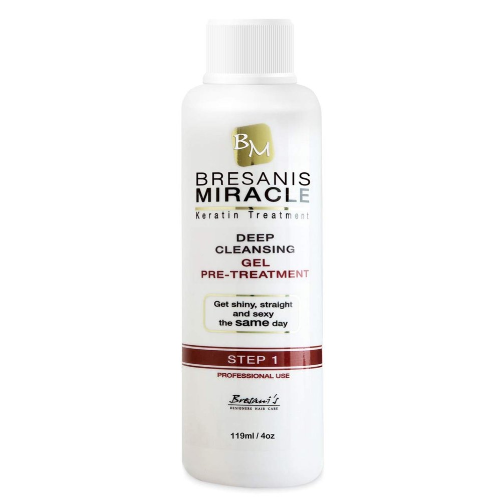 Brasilian Miracle Keratin Treatment - Step #1-4 Oz - Deep Cleasing Get Pre-Treatment