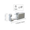 Lishae 2 Pack 3mm Ear Piercing Kit with Colorful Cubic Zirconia Stud Earrings view 4