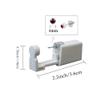 Lishae 2 Pack 3mm Ear Piercing Kit with Cubic Zirconia Stud Earrings Ear Piercing Gun (Ruby) view 4