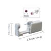Lishae 2 Pack 3mm Ear Piercing Kit with Cubic Zirconia Stud Earrings Ear Piercing Gun (Pink) view 4