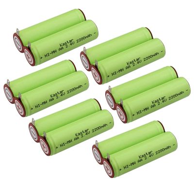 Kastar 6-Pack 2.4V 2200mAh Rechargeable Ni-MH Battery with Tabs Replacement for 138-10334 13810334 4822-138-10334, 138-10673 13810673 4822-138-10673, 138-10727 13810727 4822-138-10727
