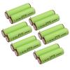 Kastar 6-Pack 2.4V 2200mAh Rechargeable Ni-MH Battery with Tabs Replacement for 138-10334 13810334 4822-138-10334, 138-10673 13810673 4822-138-10673, 138-10727 13810727 4822-138-10727 view 1
