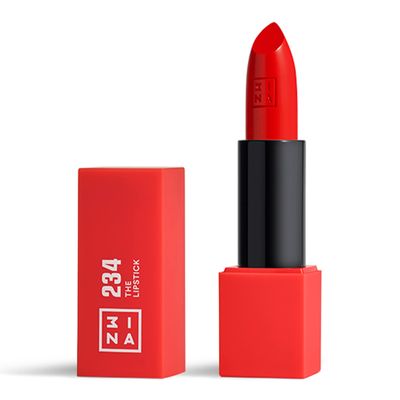3INA The Lipstick - Moisturizing Lipstick for Women - Semi-Matte Satin Finish with 5-Hour Long Wear - Highly Pigmented and Comfortable - 234-0.16 oz