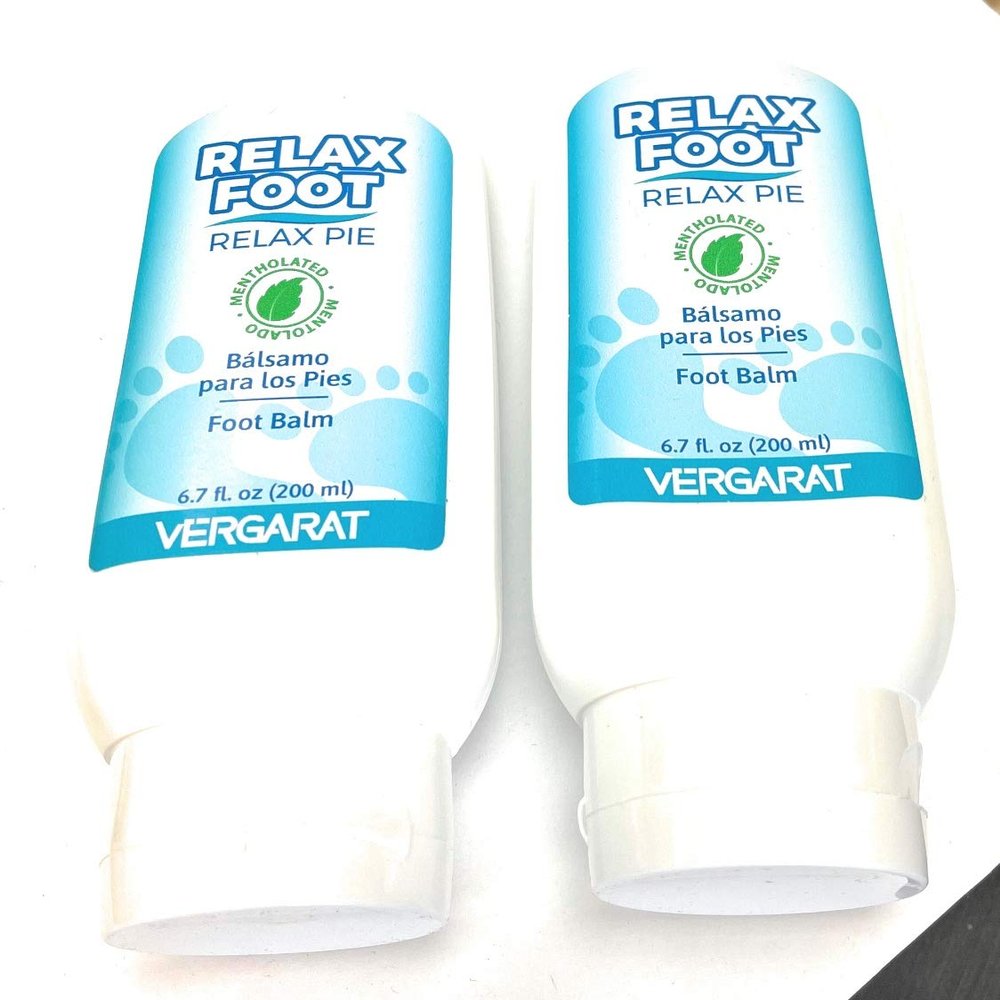 VERGARAT DOMINICAN RELAX FOOT BRAND 6.7 OZ MADE IN DOMINICAN REPUBLIC