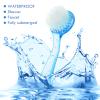 3 Pieces Facial Cleansing Brush Acrylic Handle Face Scrubbers Soft Bristle Exfoliator Cleaner Brush Scrub Exfoliating Facial Scrubber for Face Care Makeup Skincare Removal(Pink, Purple, Blue) view 4