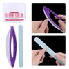 3PCS Nail Buffer & Shine Kit, Nail Cream Buffer with Brush and Polishing Strip, Chamois Nail Buffing Set for Natural Nails, Manicure Shiny Finishing Tool view 3