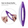 3PCS Nail Buffer & Shine Kit, Nail Cream Buffer with Brush and Polishing Strip, Chamois Nail Buffing Set for Natural Nails, Manicure Shiny Finishing Tool view 4