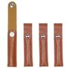 4 Pcs PU Leather Empty Tweezers Pouch Eyelash Extension Tweezer Holder Bag, Brown view 1