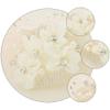 1 Pc hair comb flower hair accessories wedding decoration Crystal rhinestone hair accessory Special occasion hair accessory goody hair clips for women pearl hair barrettes lace view 2