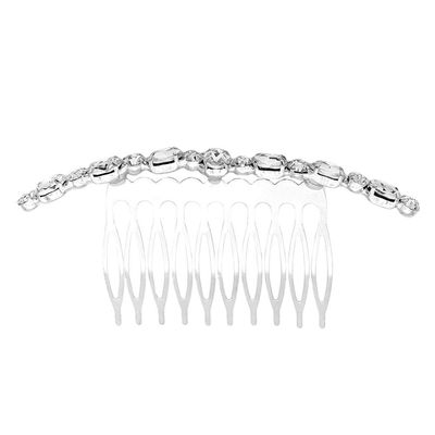 1 Pc Hair Comb Wedding Side Comb Wedding Hair Side s Crystal Side Jewelry Bride Hair Brooch Diamond Pearl Tiara Alloy Glass Decorate Bridesmaid