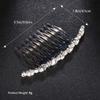 1 Pc Hair Comb Wedding Side Comb Wedding Hair Side s Crystal Side Jewelry Bride Hair Brooch Diamond Pearl Tiara Alloy Glass Decorate Bridesmaid view 2