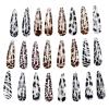 24pcs hairpin girl side clip 80s hair clip women hair s Fashion Snap Barrettes Leopard Snap Barrettes animal print barrettes minimalist hair s alloy vintage bang baby view 1