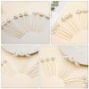 SOLUSTRE 1set Rose Gold Bridal Hair Accessories for Women and Girls Rhinestones for Weddings and Engagements view 2