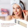 3pcs Eyelash Brush Set, Reusable Portable Eyebrow Makeup Spoolie view 2