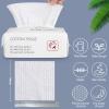 Disposable Face Towel Facial Tissue Soft Cotton Facial Cleansing Cloths Towelettes Dry for Cleaning Office Travel Makeup Remove view 2