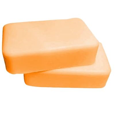 2 Pc Set - Loofa Embed Patchouli Scented Shea Soaps
