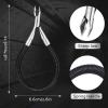 3 Pieces Spring Cuticle Trimmer, Spiral Shear Dead Skin Remover Nipper Easy to Remove Pedicure Manicure Tools for Nails view 2