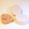 3 Pc Set Loofa Embed Patchouli Scented Shea Soap Bars view 2