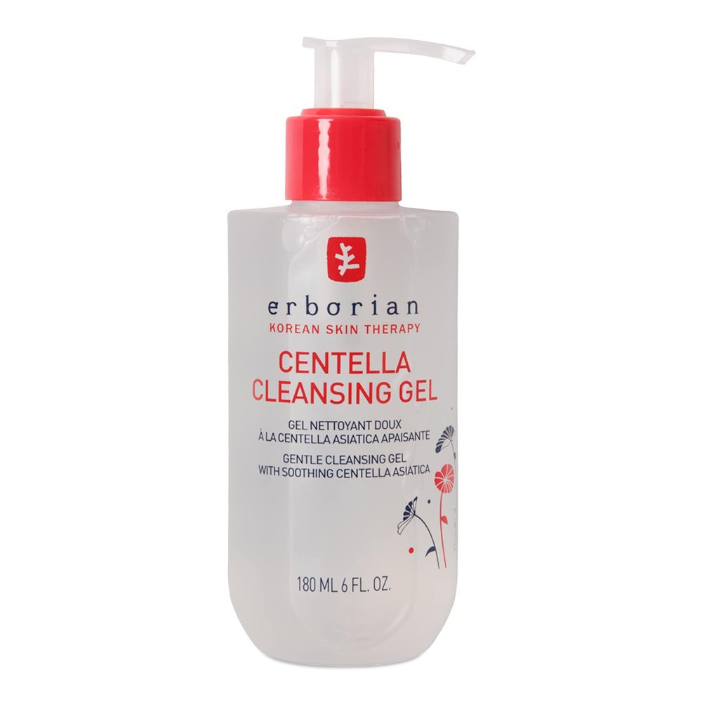 Erborian Centella Cleansing Gel Soothing Face Wash, Calms, Clears Pores, Removes Impurities, Balances & Hydrates Skin, NonStripping, Korean Skincare