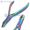 Professional Cuticle Nipper Cuticle Pusher Nail Pinching Tool SET | Rainbow Stainless Steel Cuticle Cutter Trimmer | Cuticle Clippers for women | Manicure Tools | Nail Curve Pincher | Nail Shaping ODM view 3