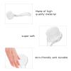 5PCS Soft Nail Dust Brush, Long Handle Nail Brush Makeup & Manicure Dust Powder Remover Cleaning Brush for Makeup or Acrylic UV Gel Nail Arts(White) view 3