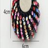 Water drill hairpin accessories bird's nest hair grab horsetail buckle headdress hair clip (Pink) view 3