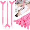 30 Pieces Y Shape Eyelash Lift & Lifting Tool Brush Set - Silicone Grafting Eyelash Extension Makeup Tool for Women(Pink) view 1
