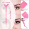 30 Pieces Y Shape Eyelash Lift & Lifting Tool Brush Set - Silicone Grafting Eyelash Extension Makeup Tool for Women(Pink) view 3
