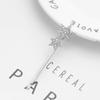 Minkissy 2Pcs Stars Hair Clips Vintage Rhinestone Bobby Pins Geometry Metal Hair Barrettes Crystal Headpiece for Kids Women Girls (Silver) view 2