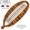 Camila Paris CP3097 French Extra Large Banana Clip Hair Comb, Classic Banana Clips Hair for Thick Hair Ponytail Holder Interlocking Styling Clips for Women Made in France view 3